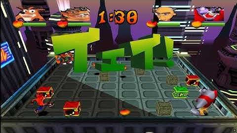 Crash Bandicoot Carnival (Crash Bash) - NTSC-J - Japanese Version - Crash Bandicoot - Space Bash