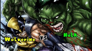 Wolverine VS Hulk stop motion animation