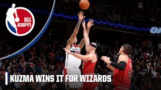 Kyle Kuzma drills game-winning 3 over Alex Caruso | NBA on ESPN