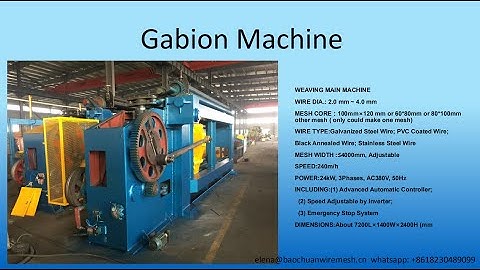Gabion Mesh Box Machine ( Hexagonal Wire Mesh Machine ) +86 182 3048 9099