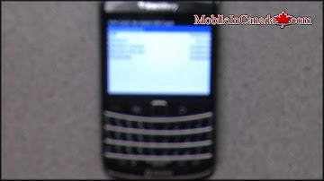 How to enter unlock code on BlackBerry Bold 9700 From Rogers - www.Mobileincanada.com