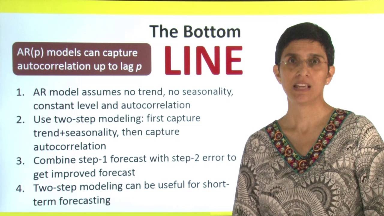 Autoregressive model for forecast errors - YouTube