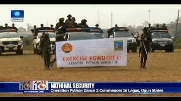 Army Begins Operation Python Dance 3 In Lagos, Ogun States Pt.3 14/01/19 |News@10|