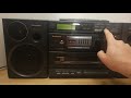 Panasonic RX-DT680 - Boombox - Ghetto Blaster- Walk Through - Working - Test