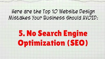 Top 10 Web Design Mistakes to Avoid