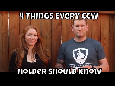 4 Things Every CCW Should Know