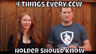 4 Things Every CCW Should Know