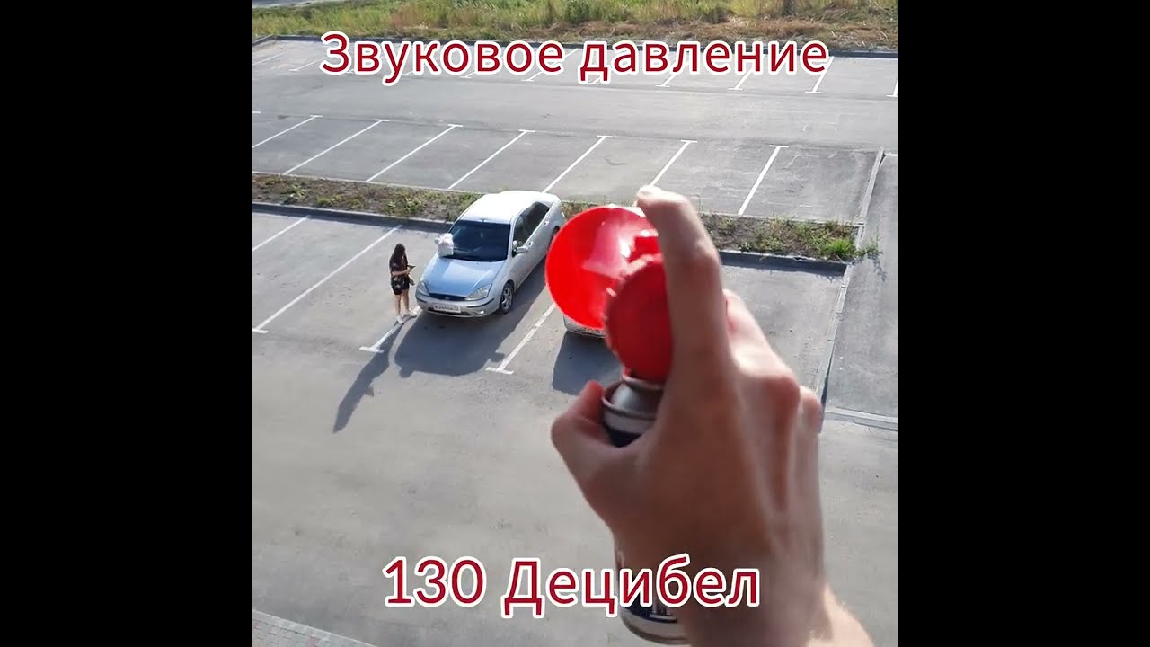 Воздушный горн "Ревун"  для отпугивания животных и подачи сигналов!