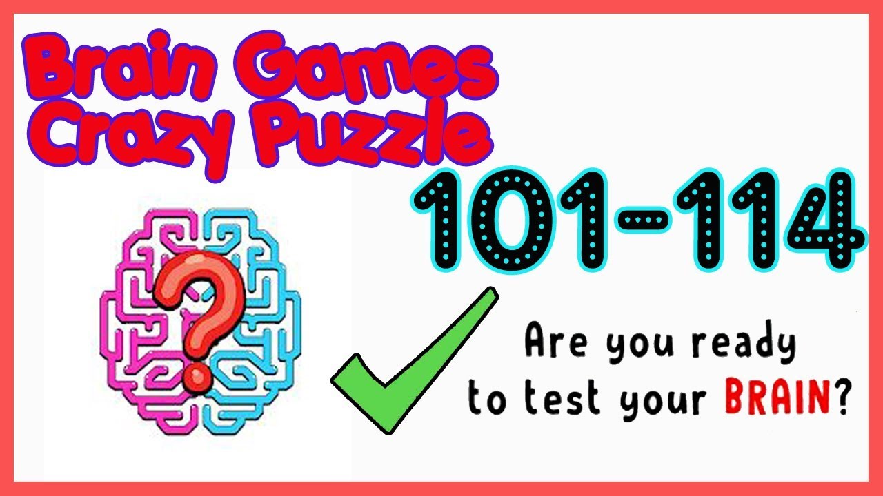 105 brain. Головоломка Brain games.