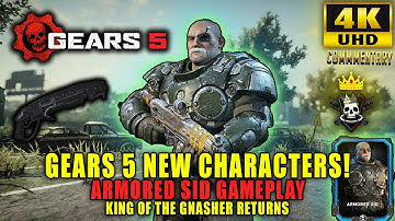 "Gnashers Only KOTH is BACK!" - Gears 5 NEW CHARACTERS - Armored Sid Gameplay