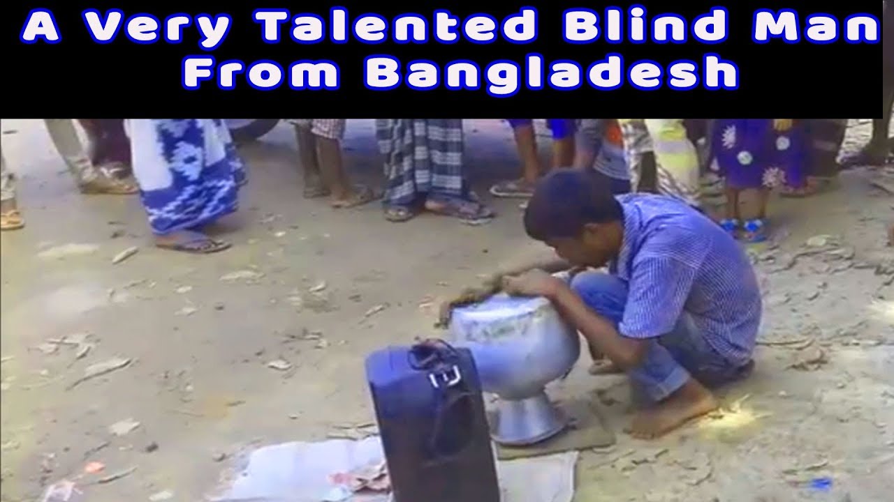 A Blind Talent Man Rajib Kana Singing Songs in The Street || Logical Helper - YouTube