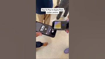tap to pay in Apple park 😱 #apple #iphone