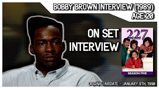 [RARE] AGE 20 Bobby Brown On Set Interview (1989)