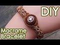 巻き結びブレスレットの作り方【マクラメ編み】SEDONA Vortex Stone Beads Macrame Bracelet Tutorial