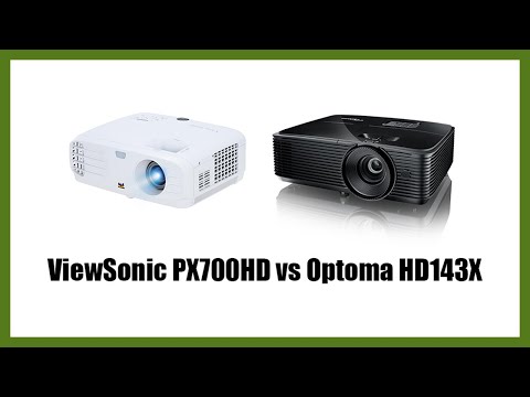 ViewSonic PX700HD vs Optoma HD143X