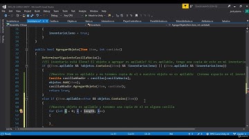 147  Inventario AgregarObjeto Curso Unity y C#