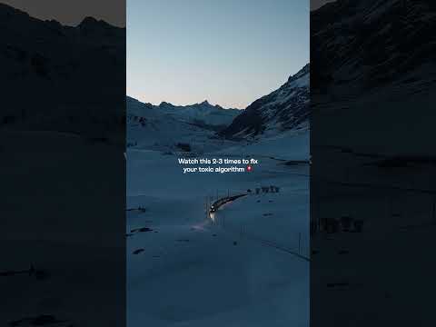 Think of this as a reset to your algorithm. 🏔️