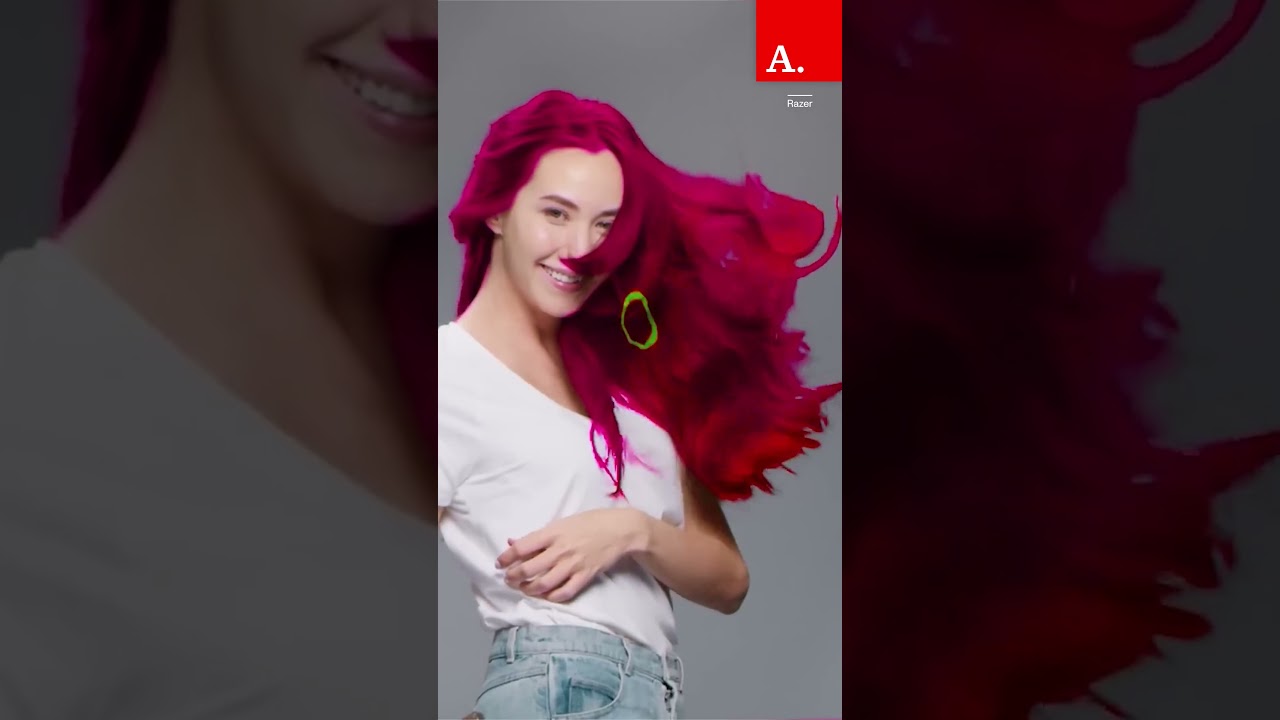 Razer Repunzel Chroma Hair Dye vs. Qoobo -- Which One Is Real or Fake? #shorts