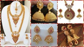 Latest gold jhumka design and jhumka 