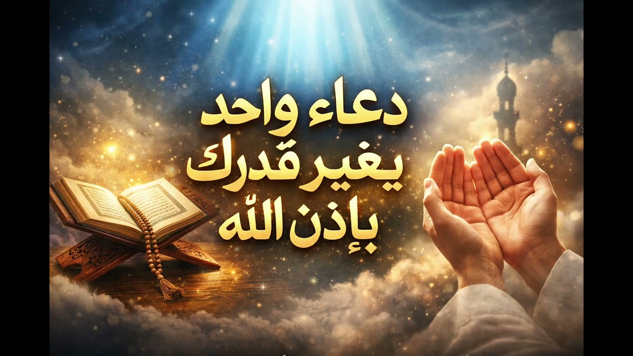 دعاء واحد يغير قدرك بإذن الله 🌍♥️