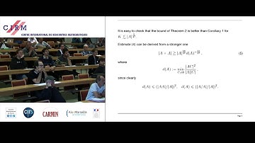 Sergei Konyagin: On sum sets of sets having small product set