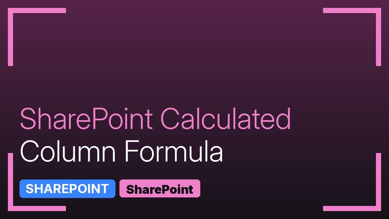 Sharepoint: Calculated column comparing two dates (2 Solutions!!) - YouTube