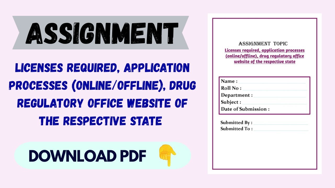 Licenses required, application processes, drug regulatory office website of the respective state