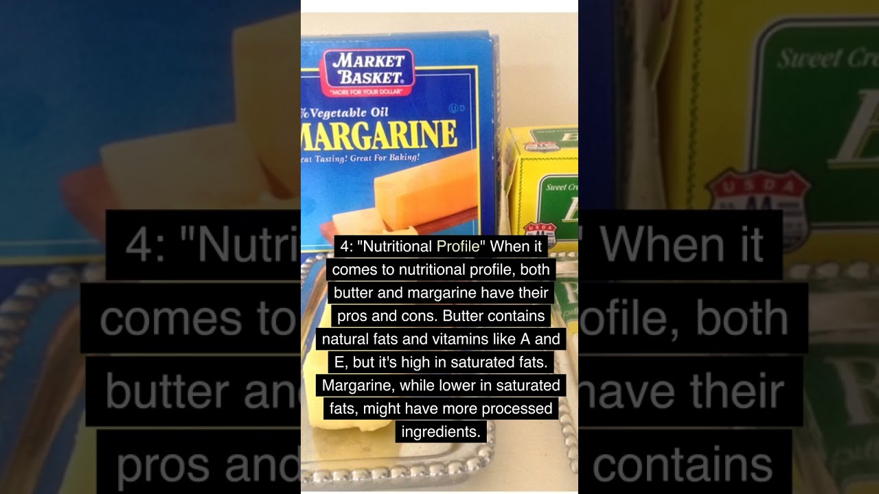 What is the difference between Butter and Margarine?