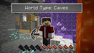 Can You Beat Minecraft In A World That’s Only Caves?