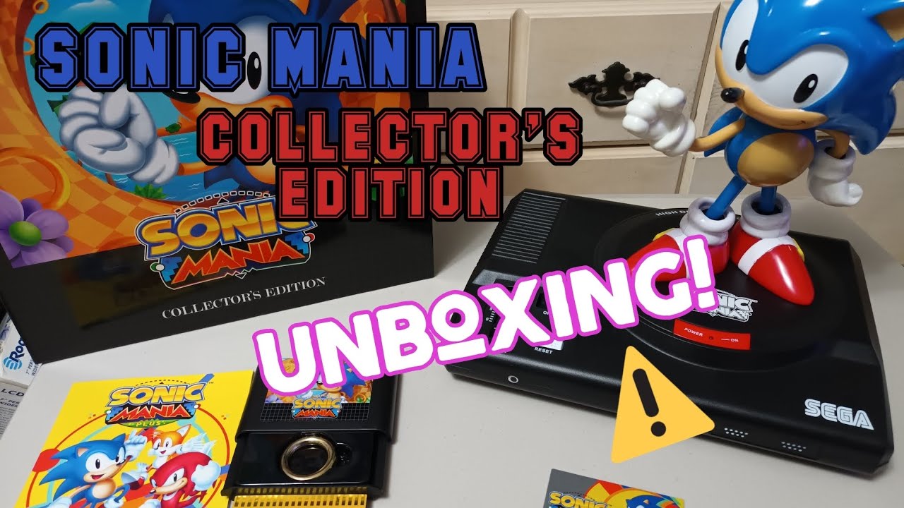 SONIC MANIA COLLECTOR'S EDITION & GAMES! #sega #sonic #sonicmania #