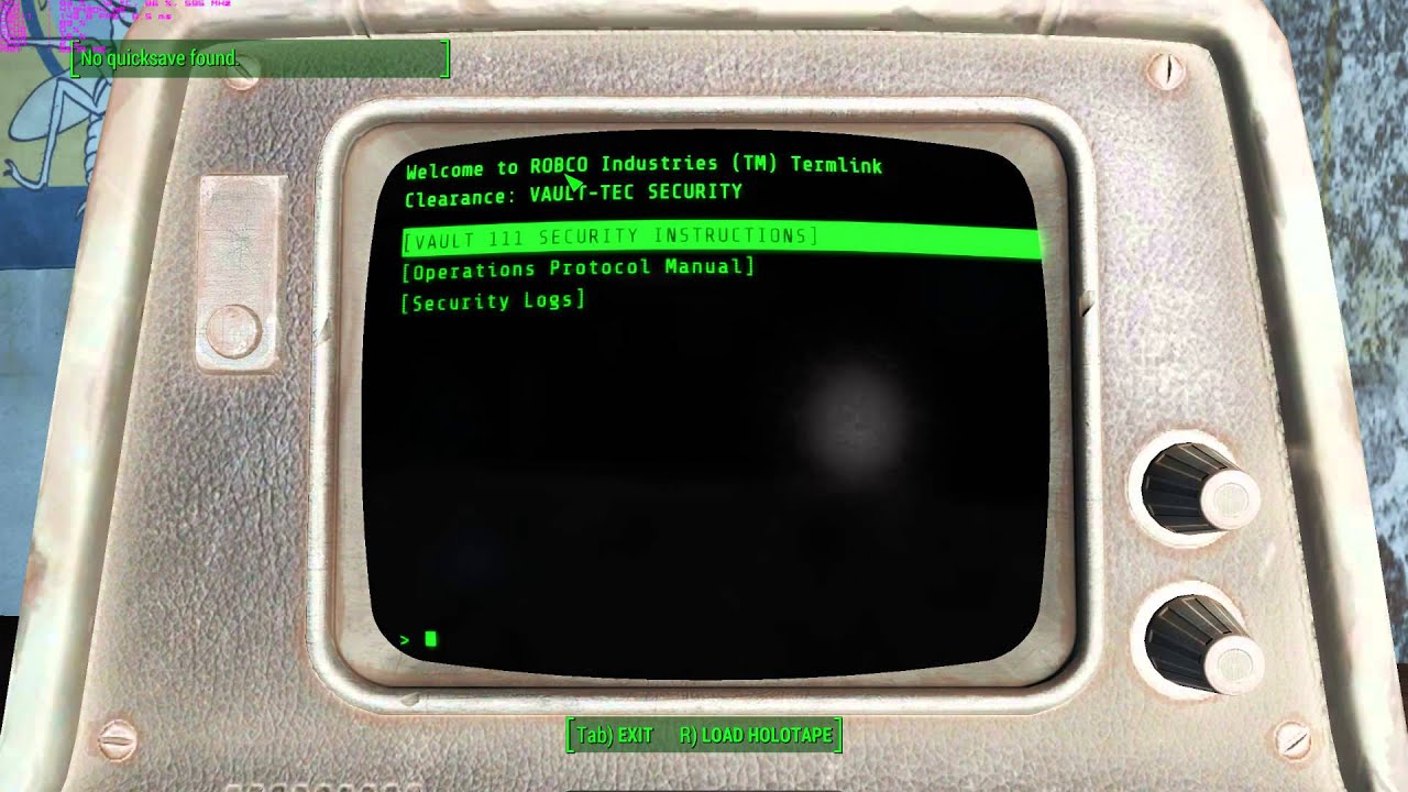 Fallout 4 Terminal Bug Pt.2 - YouTube