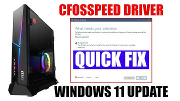 Fix Windows 11 Update Error Due to cFosSpeed Driver [ How To Tutorial Solution for MSI Computers ]