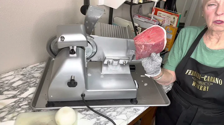 Using a Beswood Meatslicer to make thinly sliced beef/onions for Philly Cheesesteaks! #Beswood