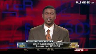 Lakers vs Nuggets Conf Finals Preview - Jalen Rose on ESPN