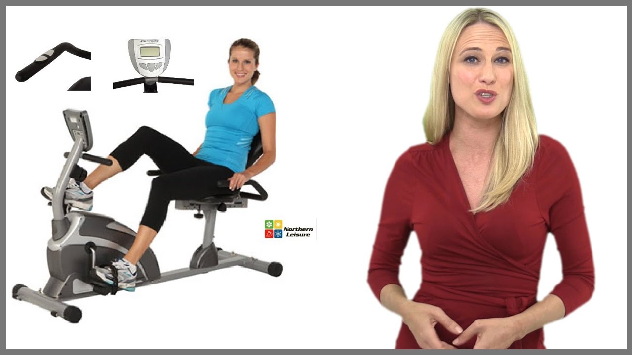 Exerpeutic 1000 High Capacity Recumbent Bike Review YouTube