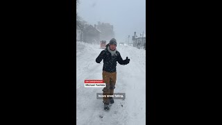 Bomb cyclone blasts Boston with snow