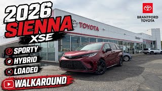 2026 Toyota Sienna XSE FWD | Full Walkaround | Brantford Toyota