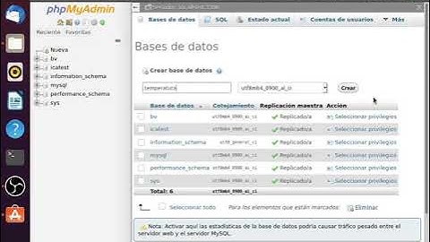 Crear una base de datos con PHPMyAdmin para usar con el esp32