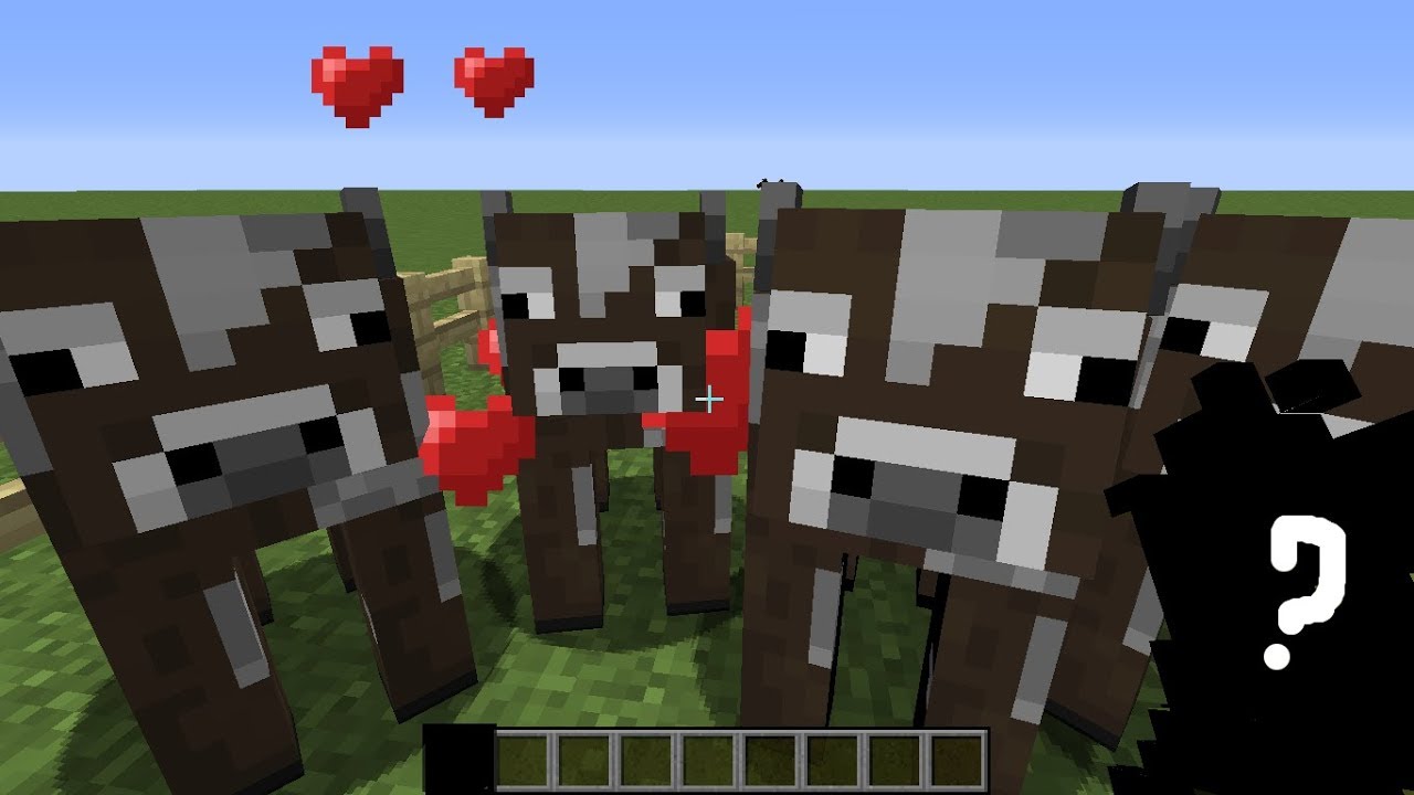 QUE COMEN las VACAS en minecraft - YouTube