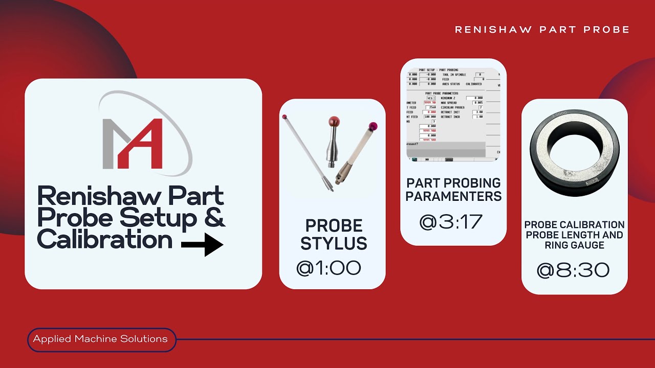 How to Setup and Calibrate Renishaw Part Probe on a Hurco Mill