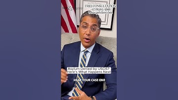 Asylum Denied by USCIS? Here’s What Happens Next | NYC Immigration Lawyer #asylum #asylumapplication