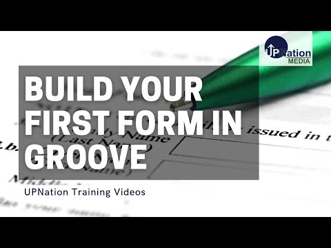 Create a form in Groove