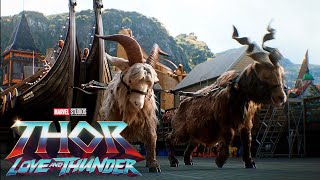 The GOATS [All Powers \& Fight Scenes] | Thor: Love And Thunder (2022)