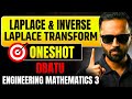 Laplace &amp; Inverse Laplace Transform ONESHOT 🔥 | DBATU | Engineering Mathematics 3