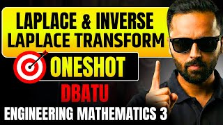 Laplace & Inverse Laplace Transform ONESHOT 🔥 | DBATU | Engineering Mathematics 3