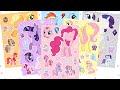 🌈MY LITTLE PONY ASMR Sticker Book Decorating  #paperdiy #sticker #mlp #pony #mylittlepony