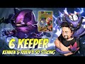 6 Keeper - Riven 3 & Kennen 3 are pretty strong | TFT Fates | Teamfight Tactics