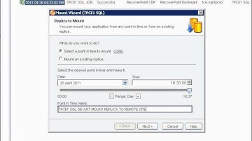 EMC Replication Manager: MS SQL 2008R2 Mount Crash Consistent Database Replica to Remote SQL Server
