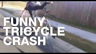 FUNNY Tricycle Crash