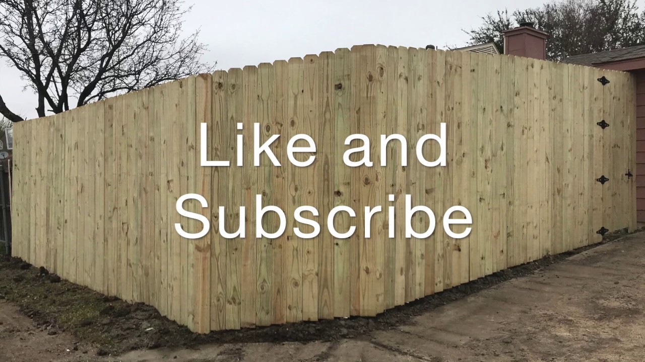 How To Install An 8 Ft Fence In 2 Days!!
